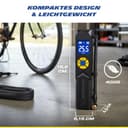 MICHELIN Akku Mini Kompressor 10 Bar – Tragbar & Digital | Perfekt für Auto, Fahrrad, E-Bike, Motorrad, Wohnwagen & Anhänger | 150 PSI, 7,4 V /2500 mAH | LCD-Display, LED-Licht - 4