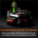 WORX Vision AI WR208E.1 Robot Tagliaerba a batteria 20V Area di Taglio 800mq senza filo perimetrale - 6