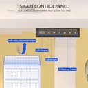 FLEXISPOT QE1 MAX 120x60cm Escritorio Elevable Eléctrico con Tablero Entero Mesa de Elevable, Standing Desk, Mesa Elevable Escritorio con 2 Ganchos y 4 Funciones de Memoria - 5