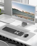 OMOTON Tastatur Maus Set Kabellose für MacBook Air/MacBook Pro/iMac/iMac Pro/Mac mini, Bluetooth Funktastatur QWERTZ mit Maus Wiederaufladbar, Multi-Gerät, Ergonomisch, Leises Tippen, DE Layout - 5