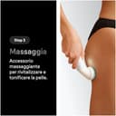 Braun Silk Epil 9 SkinSpa, Epilatore Con Testina Flessibile, Rasoio Elettrico Donna, Wet&Dry, Pelle Liscia A Lungo, Spazzola Esfoliante, Accessorio Massaggiante, Testina Radente, Cappuccio Regolatore - 5