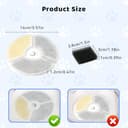 Filter Unit 3.0, 12 Packungen Katzenbrunnen Filter für Petkit E versweet Solo 2/Solo SE/3 Pro/2S/3, Katzen Trinkbrunnen Filter Aktivkohle Ersatzfilter mit 12 Schwamm - 7