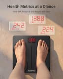 RENPHO Bascula de Baño Digital, Bascula Grasa Corporal y Muscular con App, Bascula Inteligente para Fitness, 13 Monitores de Composición Corporal Peso IMC Muscular, Elis 1 - 2