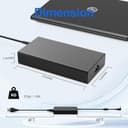 Adaptador AC Slim 230 W 11,8 A 19,5 V para Acer Predator Helios 300 PH315-53 PH315-54 PH317-55 Predator Triton 300 500 PT315 PT515 PT515-52 Alimentador para portátil Gaming - 3
