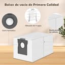 12 Bolsas de Polvo para Dreame L20/X40/X50 Ultra Complete, L10s/L10/L40 Ultra, L40s/L50/L10s Pro Ultra, para Mova E30/E40/P50/P50s Ultra Aspiradora, Bolsas Desechables de Gran Capacidad de 3,2L - 3