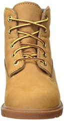 Timberland Unisex Kid's 6in Water Resistant Basic (Youth) Boat Ankle, Wheat, 2.5 UK - 2