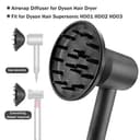 Boquillas difusoras de pelo para secador de pelo Dyson Supersonic HD01 HD02 HD03 HD04 HD08 HD15 herramientas accesorios piezas - 7