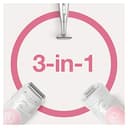 Braun Silk-épil 5, Depilatore Donna, Epilatore Elettrico Donna con Testina Radente e Cappuccio Massaggiante, Con Bikini Styler Incluso, Uso a Secco o Sotto Acqua, Idea Regalo, SE5-820 Bianco e Rosa - 4