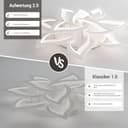 BAYHT Plafoniera LED Soffitto, 90W Lampada da Soffitto con Matter Compatibile con HomeKit, Alexa, Google e IFTTT, Moderna Plafoniera Intelligente per Soggiorno, Camera da Letto, Sala da Pranzo - 4