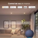 Nanoleaf Downlight LED Techo Empotrable WiFi, Inteligente Regulable Multicolor 550LM 1200K-6500K, Corte 75–85 mm,Smart Foco Empotrable Compatible con Alexa y Google - 5