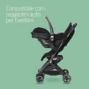 Maxi-Cosi Lara2 Passeggino Leggero per Bambini 0 - 4 anni, 0 - 22 kg, Passeggino da Viaggio Pieghevole Chiusura Compatta, Reclinabile 3 Posizioni, Tessuti Traspiranti, 2 Cestelli, Essential Black - 7