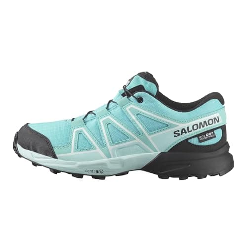 Salomon Speedcross Waterproof, Scarpe Unisex - Bambini e ragazzi, Blue Curacao Black Iced Aqua, 39 EU