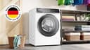 Bosch WGB244A40 Serie 8 Frontlader Waschmaschine 9 kg, 1400 UpM, Made in Germany, Speed Perfect, i-DOS mit Waschmittelscan, Iron Assist - reduziert Knitterfalten, Mini Load, Home Connect, Weiß - 2