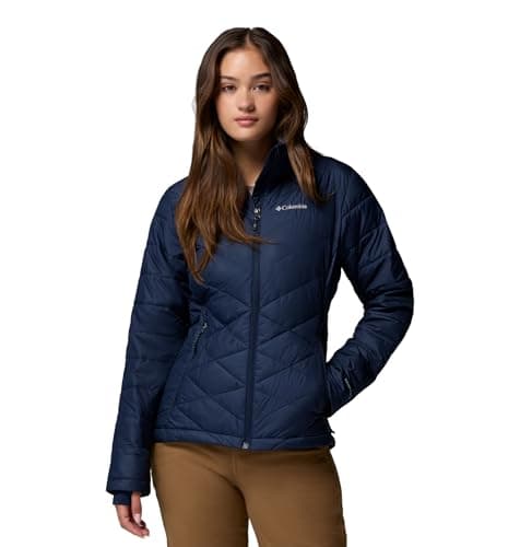 Columbia Women's Heavenly Hooded Jacket, Collegiate Navy, M