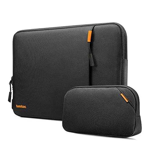 tomtoc 360° Protective Laptop Sleeve Set for 14-inch MacBook Pro 2026 M5 Pro/Max A3426 A3427 A3434, M4/M3/M2/M1 A3112 A3401, Water-Resistant MacBook Case with Organized Accessory Pouch for Dell XPS 14