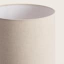 LEDKIA LIGHTING - Lámpara de Mesa Cerámica Rahma | Diseño Boho Chic | Base Cerámica y Pantalla Tela | Soporte Bombilla E27, Beige - 7