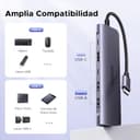 UGREEN Revodok 1071 Hub USB C HDMI 4K Adaptador Tipo C Lector Tarjeta SD TF PD 100W Carga Compatible con MacBook Pro Air M3 M2 M1, iPad, iPhone 17 Pro MAX Air, Galaxy S24 - 7