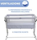 Chicco Next2Me Pop Up, Culla Fianco Letto Neonato, Culla Co-Sleeping, Chiusura Compatta, Trasportabile Ovunque, Spondina Apribile, Altezza Regolabile, Materasso e Borsa da Viaggio Inclusi, Grey Mist - 5