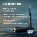 Philips Sonicare DiamondClean 9900 Prestige elektrische Zahnbürste, mit SenseIQ Technologie und App, 5 Putzmodi, 3 Intensitätsstufen, Ladeetui, dunkelblau, Modell HX9992/45 - 10