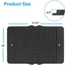 GriHero 7598 Cast Iron Grill Plate for Weber Spirit 300 Series, Plancha Grill Plate for Weber Spirit E-310 E-315 E-320 E-330 S-310 S-315 II E-310 II S-310, 44 x 30.7 cm BBQ Reversible Plate - 2