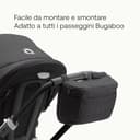 Bugaboo Organizer Multitasche Passeggino, Compatto e con Tasche Facili da Raggiungere, Accessorio Indispensabile per gli Oggetti Essenziali del Tuo Bambino, in Midnight Black - 5