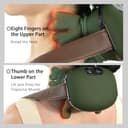 HIHOBDAY Massaggiatore per collo e spalle, a forma di mano per tessuti profondi 4D, con terapia del calore, dispositivo portatile per massaggio elettrico per alleviare il dolore - 4