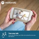 Motorola Nursery Baby Monitor with Camera - Nanny Cam VM50G - Baby Camera with Color Display, Two-Way Communication, and Infrared Night Vision - 480p Zoom, Tilt, and Pan - Updated Model - 5