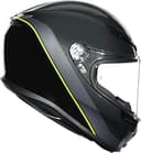 HELMET K6 AGV ECE MULTI MPLK MINIMAL GUNMET/BLACK/YELLOW FL ML - 4