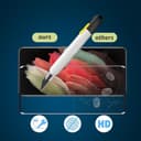 QZJinch 3+3 Piezas,Protector Pantalla para Asus Rog Phone 8 Pro,Cristal templado Antiarañazos，Bordes curvos 2.5D，Dureza 9H,Ultra Transparente,Anticaída,Antihuellas,Sin Burbujas - 4