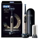Oral-B iO10 Cepillo De Dientes Eléctrico Lunar Gold, 1 Cabezal Ultimate Clean, 1 Cargador Magnético Rápido con Tecnología iO Sense, 1 Estuche de Viaje Con Carga, 1 Soporte Higiénico para Cabezal - 1