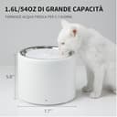 PETKIT Fontana Intelligente per Gatti e Cani, Rivestimento in Acciaio Inossidabile, non Facile da Nascondere Batteri (Pompa dell'acqua Senza Fili, Fontana Cablata) - 7