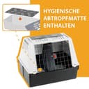 Ferplast Hundebox Auto Atlas CAR 100, Ablagefach, Doppelte Schiebeöffnung mit Sicherheitshaken, Abtropfmatte, L 100 x W 60 x H 66 cm - Max 40 Kg. - 6