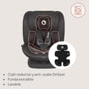 LIONELO Bastiaan i-Size Siège Auto Pivotant à 360° pour les Enfants de 0 à 36 kg et de 40 à 150 cm, Installation Face et Dos à la Route, ISOFIX Sangle TopTether - 9