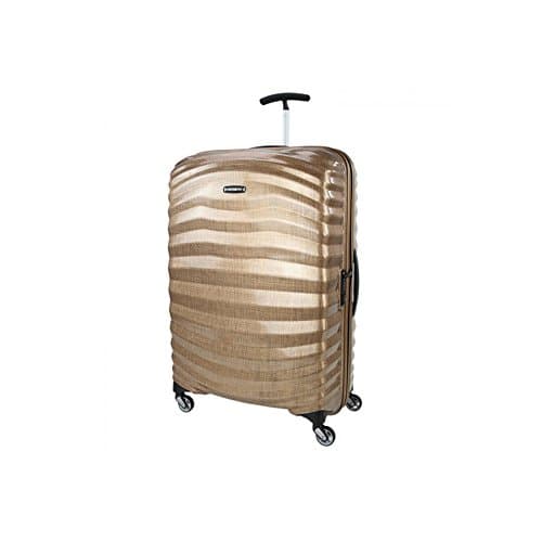 Samsonite Lite-Shock Suitcase 4 Wheel Cabin Spinner 55cm (Copper Gold)