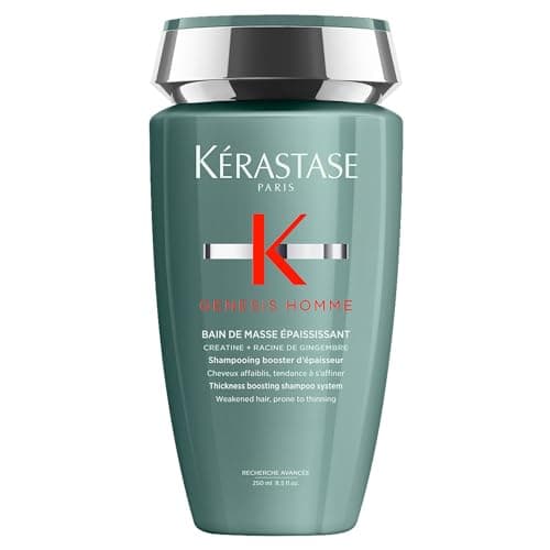 Kérastase, Genesis Homme, Shampoo per Capelli Indeboliti Tendenti Ad Assottigliarsi, Bain de Masse Épaississant, 250 ml