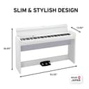 Korg LP-380U - Digital Piano with Stand - White - 3