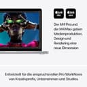 Apple 2024 MacBook Pro Laptop mit M4 Max Chip mit 14-Core CPU und 32-Core GPU: 14,2" Liquid Retina XDR Display, 36 GB gemeinsamer Arbeitsspeicher, 1 TB SSD Speicher; Silber - 3