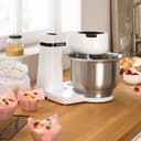 Bosch Serie 2 Planetaria Impastatrice MUMS2EW00, 700 W, Capiente Ciotola in Acciaio Inox da 3,8 L, 4 Livelli di Velocità, Fruste e Gancio Inclusi, Accessori Lavabili in Lavastoviglie, Bianco - 3