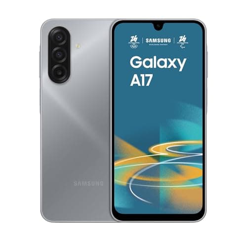 Samsung Galaxy A17, 3 anni di Garanzia del produttore, Android 15, Display Super AMOLED 6.7", 4GB RAM, 128GB, Batteria 5.000 mAh, Resistenza IP54, Memoria espandibile, Gray [Versione Italiana]
