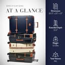 Bric's Bellagio Trolley 76 cm Blue/Tan - 5