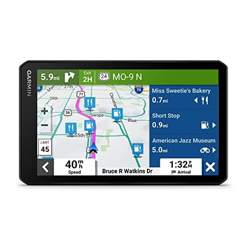 Garmin DriveCam 76, Large, Easy-to-Read 7-Inch GPS Car Navigator, Built-in Dash Cam, Automatic Incident Detection, High Resolution Bird Seye Satellite Images (Renewed)