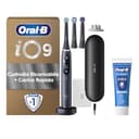 Oral-B Spazzolino Elettrico Ricaricabile iO 9 Nero, 1 Spazzolino Elettrico, 3 Testine Di Ricambio, Custodia Da Viaggio con caricatore + Dentifricio Oral-B Pro Expert, Pulizia Denti Efficace - 1