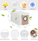 AVAENZO Kit di Accessori per Dreame L20 Ultra, L20 Ultra Complete, 2 Spazzola Principale, 6 Panni Mop, 4 Filtro Hepa, 4 Spazzola Laterale, 4 Sacchetti Robot Aspirapolvere Ricambi - 5