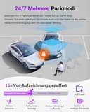 VANTRUE S1 Pro MAX 4K + 2.5K STARVIS 2 Dashcam Auto Delantero Trasero, 5G WiFi PlatePix AI Dash CAM GPS 360° HDR Buffer Monitor de Aparcamiento Cámara de Coche LTE Opcional Comando Voz Modos - 6