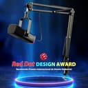 FIFINE XLR Streaming Micrófono Dinámico de Podcast, RGB Gaming Micrófono USB con Soporte Microfono per Ordenador PS4 PS5, para Podcast Estudio Podcasting Grabación - 2