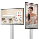 JAV Lavagna Interattiva 43 Pollici Smart Board Certificazione Google EDLA Ruotabile Monitor Intelligente 8+128GB Lavagna Digitale Elettronica per Ufficio Aula Live Streaming (Staffa Parete Inclusa) - 1