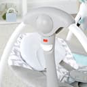 Ingenuity ConvertMe 2-in-1 Babyschaukel & Babywippe, tragbar, Vibration, Musik, Naturgeräusche, 0–9 Monate, 2,7–9 kg – Raylan - 8