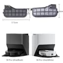 Geoviizon Wartungsbürste & Wasserfilter Assembly Zubehör Kompatibel mit Roborock S8 Pro Ultra Vollständig automatische Empty Wash Fill Dock (für S8 Pro Ultra) - 4