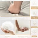 Merax Garden Furniture Sets 5-6 Seater, Outdoor Modular Corner Sofa Modular Set with Glass Tabletop, Patio Conversation Set with Backrest Cushions for Garden Terrace, Grey - 5