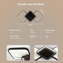 Sky angle Lampada a Soffitto Smart con Controllo Vocale tramite Alexa/Google Home, LED Dimmerabile, Lampada a Soffitto LED per Soggiorno, Camera da Letto, Bagno, Cucina - 3